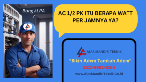 ac 1-2 pk berapa watt per jam