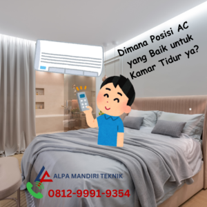 Dimana Posisi letak AC yang Baik untuk Kamar Tidur