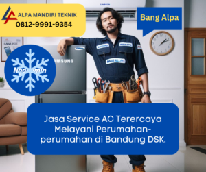 Jasa Service Bongkar Pasang Cuci AC di Perumahan Bandung Terpercaya Alpa Mandiri Teknik