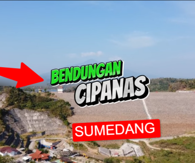 Bendungan Cipanas Sumedang, terletak di Desa Cibuluh, Kecamatan Ujungjaya, Kabupaten Sumedang