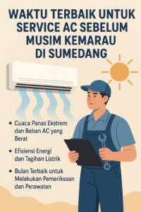 Service AC Sebelum Musim Kemarau di Sumedang